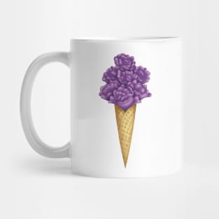 Flower Ice Cream Mug